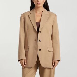 NWT! Everlane Oversized The ’80s Blazer - Color: Ash Brown